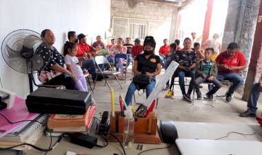 Proyectan video mensaje a plenistas de Tehuitzingo