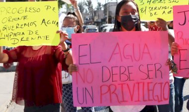 Morena niega agua potable a chimalhuacanos