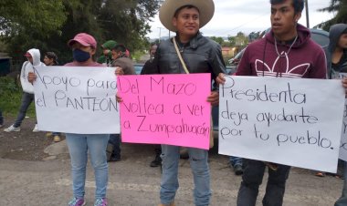 Pobladores de Zumpahuacán demandan conclusión de panteón municipal