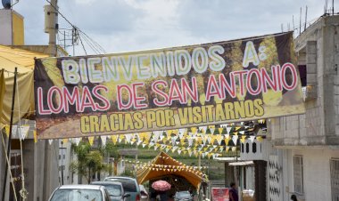 Celebran progreso en colonia antorchista de Puebla
