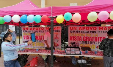 Jornada visual logra beneficios para Tlapacoya
