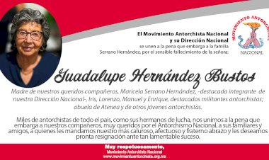 Esquela Guadalupe Hernández Bustos