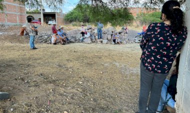 Pobladores de El Chiquihuitero trabajan por mejorar su colonia