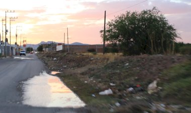 Basura y escombro afectan a familias de Guadalupe, Zacatecas