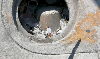 Acecha acumulación de basura a hospital en Chimalhuacán; advierten inundación