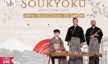 Presentará Antorcha Concierto Tradicional Japonés en Ixtapaluca 