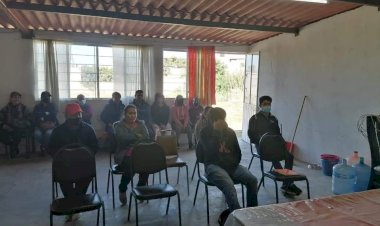 Antorchistas de Tlaxcala reciben plática sobre redes para la lucha social