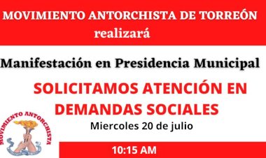 Van antorchistas de Torreón por regularización de colonias 