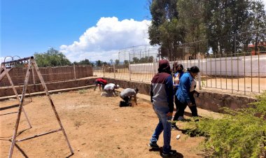 Reforestar también es tarea de los antorchistas de Fresnillo