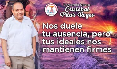 Segundo aniversario luctuoso de Cristóbal Pilar Reyes