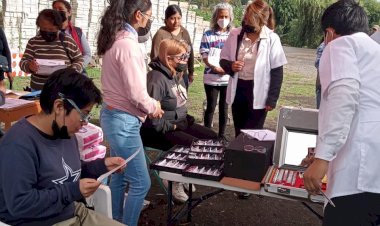 DIF municipal lleva jornadas de salud a colonias de Ocoyucan