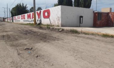 Vecinos piden pavimentación en colonia 1ero de Mayo