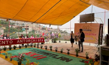 Festejan 22 años de colonia Tecomatlán en La Paz 