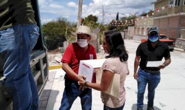 En Puebla los grupos vulnerables son beneficiados con despensas