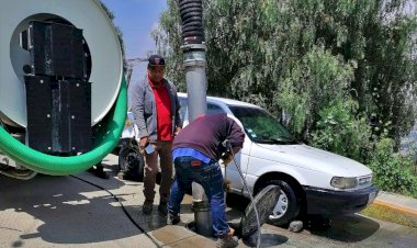 Gestionan servicio de vactor para La Paz y Chicoloapan 
