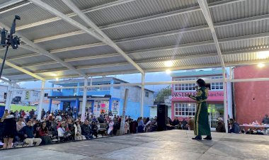 Amenizan Grupos Culturales de Antorcha inauguración de Feria en Tlaxco 