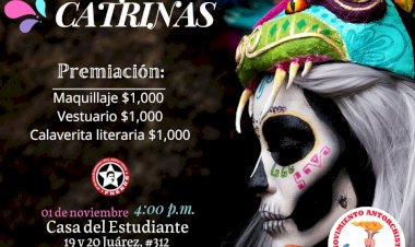 Antorcha Tamaulipas  invita a su Concurso de Catrinas y Calaveritas Literarias