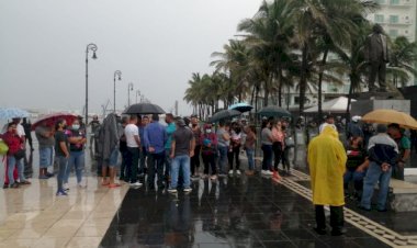 El retiro de ambulantes del malecón de Veracruz