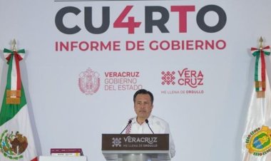 Cuarto Informe de Cuitláhuac García, sin ninguna novedad y desapercibido