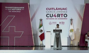 Cuarto Informe de Cuitláhuac García, sin ninguna novedad y desapercibido 