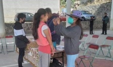 Beneficia Antorcha a niños y adolescentes de Puebla con salud visual