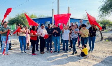 Llega ampliación eléctrica a Santa Rita, San Luis Potosí