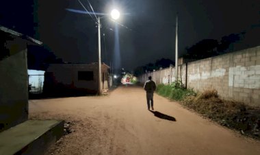 Llega iluminación a colonias marginadas de Coita Chiapas