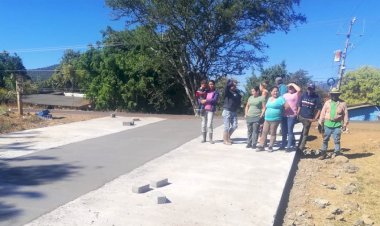 Terminan obras de acceso al sur de Ario de Rosales gestionadas por Antorcha