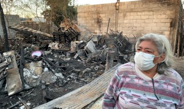 Mujer de 74 años, pierde todo por incendio en Torreón