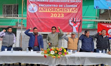 Encuentro de líderes antorchistas de la zona oeste de Xalapa