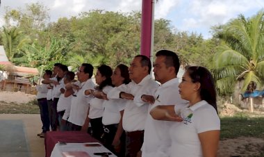 Escuela Antorchista de Chetumal es elegida para conmemorar un aniversario más de nuestro lábaro patrio