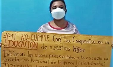 Gobierno despide a intendente escolar y obliga a padres de familias a asear escuela Maya