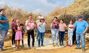 Inauguran cisternas para hogares antorchistas de Morelos