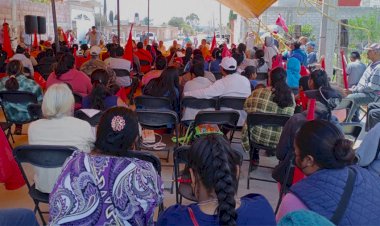 Antorchistas logran pavimentaciones en San Miguel Curahuango