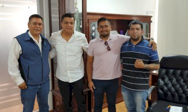Antorcha se reúne con director de Instituto de Deporte en Aguascalientes
