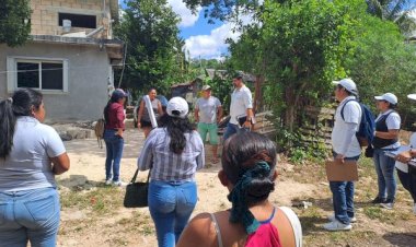 Autoridades del ayuntamiento de Benito Juárez escuchan demandas de colonos antorchistas