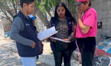 Inicia SEDESOQ censos en colonia antorchista de Querétaro