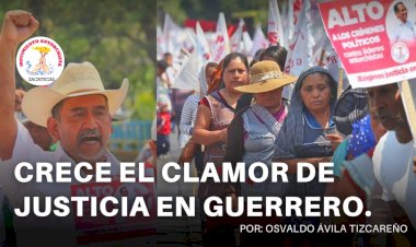 Crece el clamor de justicia en Guerrero