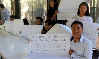 Moradores de albergue estudiantil en Durango protestan por fallas de electricidad