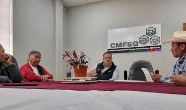 Antorchistas de San Quintín se reúnen con el presidente del CMFSQ