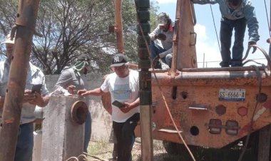 Cambian bomba de agua en La Piedad