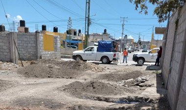 Colonia antorchista obtiene obras de pavimentación por un millón de pesos