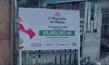 Antorcha “lleva la luz” a la colonia Morelos