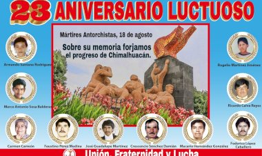 Gobierno morenista de Chimalhuacán impide homenaje luctuoso a mártires antorchistas