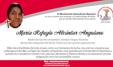 Esquela María Refugio Alcántar Anguiano