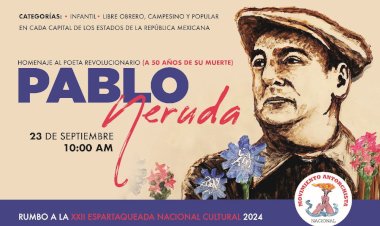 Quintana Roo participará en el recital poético en homenaje al chileno Pablo Neruda