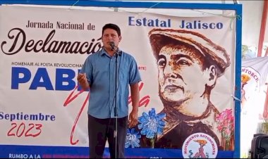 Rinde antorchismo jalisciense homenaje al poeta revolucionario Pablo Neruda