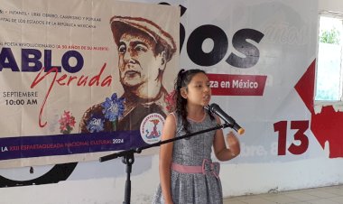 Chiapanecos rinden homenaje a Pablo Neruda en su 50 aniversario luctuoso