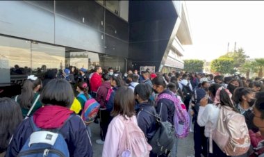 Estudiantes, padres de familia y maestros de la  Secundaria WVS con un mitin exigirán a Chíguil solución