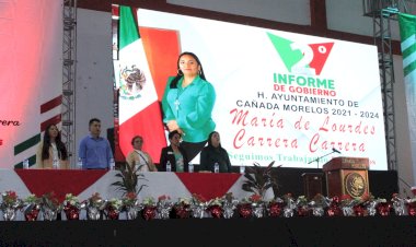 Cañada Morelos, Puebla avanza con María de Lourdes Carrera, presidenta antorchista